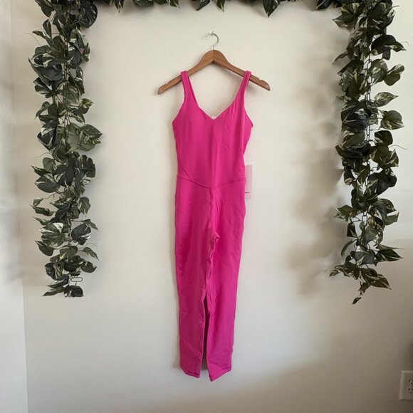Lululemon Athletic Align Sleeveless Bodysuit 25” Sonic Pink NWT Women’s Sz 6 - Picture 1 of 7